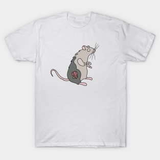 Zombie Rat Cartoon // Funny Halloween Zombie T-Shirt